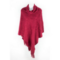 Knitted Acrylic Wholesale Poncho for Women